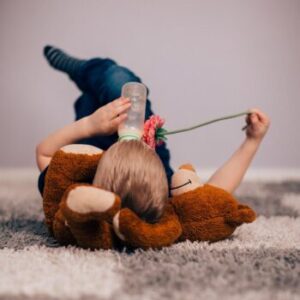 baby, bottle, child, teddy bear, kid, carpet, brown bottle, teddy bear, kid, carpet, carpet, carpet, carpet, carpet